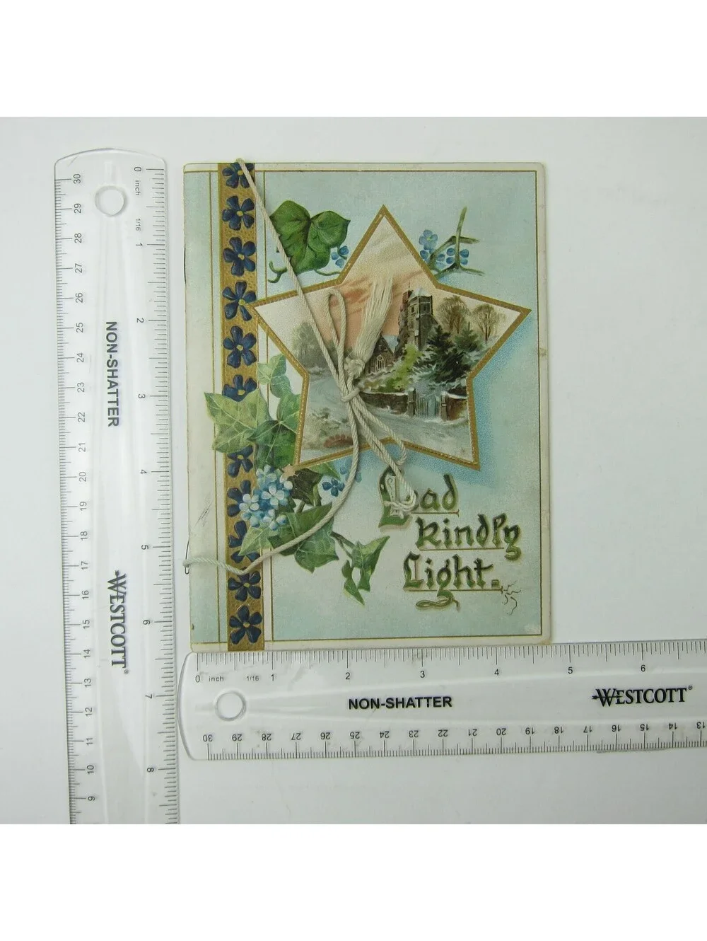 Victorian Child's Picture Prayer Book Lead Kindly Light Raphael Tuck Antique